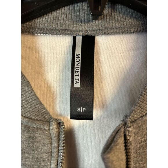 Mondetta Jacket Womens Small Full Zip Long Sleeve Thumb Holes Gray Pockets (0101 - Picture 5 of 7